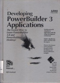 Developing PowerBuilder 3 Applications