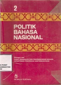 Politik Bahasa Nasional 2