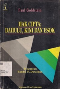 Hak Cipta : dahulu, kini dan esok