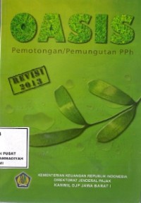 Oasis : pemotongan / pemungutan PPh