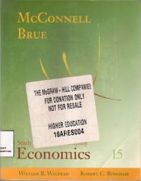 Study Guide To Accompany McConnell And Brue Economics