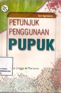 Petunjuk Penggunaan Pupuk