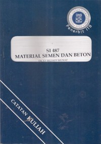 S I 487 Material Semen Dan Beton