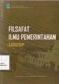 Filsafat Ilmu Pemerintahan