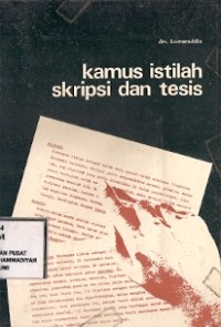 Kamus Istilah Skripsi Dan Tesis