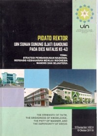 Pidato Rektor Uin Sunan Gunung Djati Bandung Pada Dies Natalis Ke-43  Tema : strategi pembangunan nasional berbasis kebaharian menuju indonesia mandiri dan sejahtera