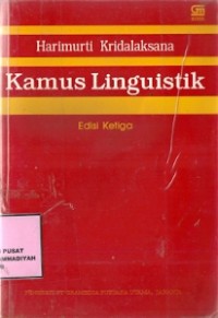 Kamus Linguistik