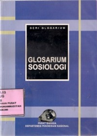 Glosarium Sosiologi