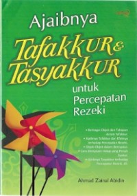 Ajaibnya Tafakhur & Tasyakkur Untuk Percepatan Rezeki