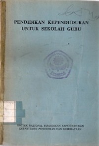 Pendidikan Kependudukan Untuk Sekolah Guru