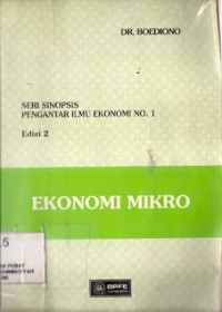 Seri Sinopsis Pengantar Ilmu Ekonomi No. 1