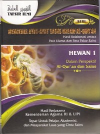 Mengenal Ayat-Ayat Sains Dalam Al-Qur'an Hasil Kolaborasi Antara Para Ulama Dan Para Pakar Sains : hewan 1