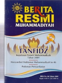 Berita Resmi Muhammadiyah : tanfidz keputusan tanwir muhammadiyah tahun 2009