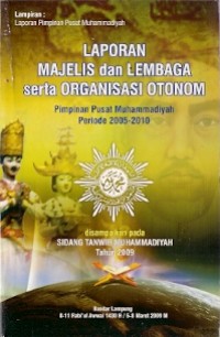 Laporan Majelis Dan Lembaga Serta Organisasi Otonom