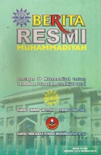 Berita Resmi Muhammadiyah : penetapan pp muhammadiyah tentang 1 ramadhan, 1 syawal dan 1 dzulhijjah 1423 h