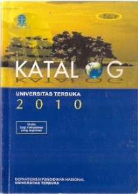 Katalog Universitas Terbuka 2010