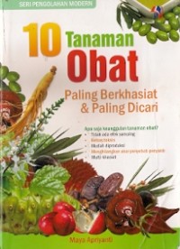 10 Tanaman Obat Paling Berkhasiat & Paling Dicari