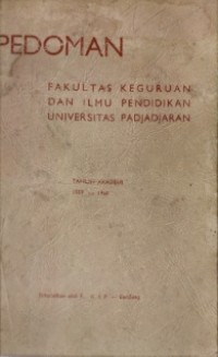 Pedoman Fakultas Keguruan Dan Ilmu Pendidikan Universitas Padjadjaran