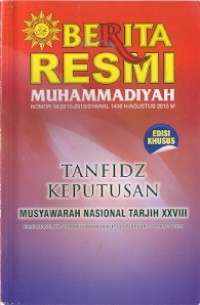 Berita Resmi Muhammadiyah Tanfidz Keputusan Musyawarah Nasional Tarjih XXVIII