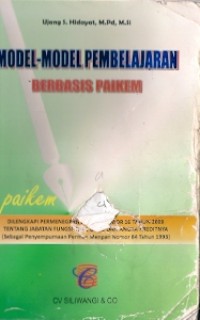 Model-Model Pembelajaran Berbasis Paikem