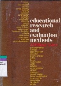 Educational Research and Evaluation Methods