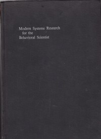 Modern Systems Research for the Behavioral Scientist