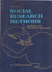 Social Research Methods: qualitative and quantitative approaches