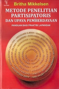 Metode Penelitian Partisipatoris Dan Upaya Pemberdayaan